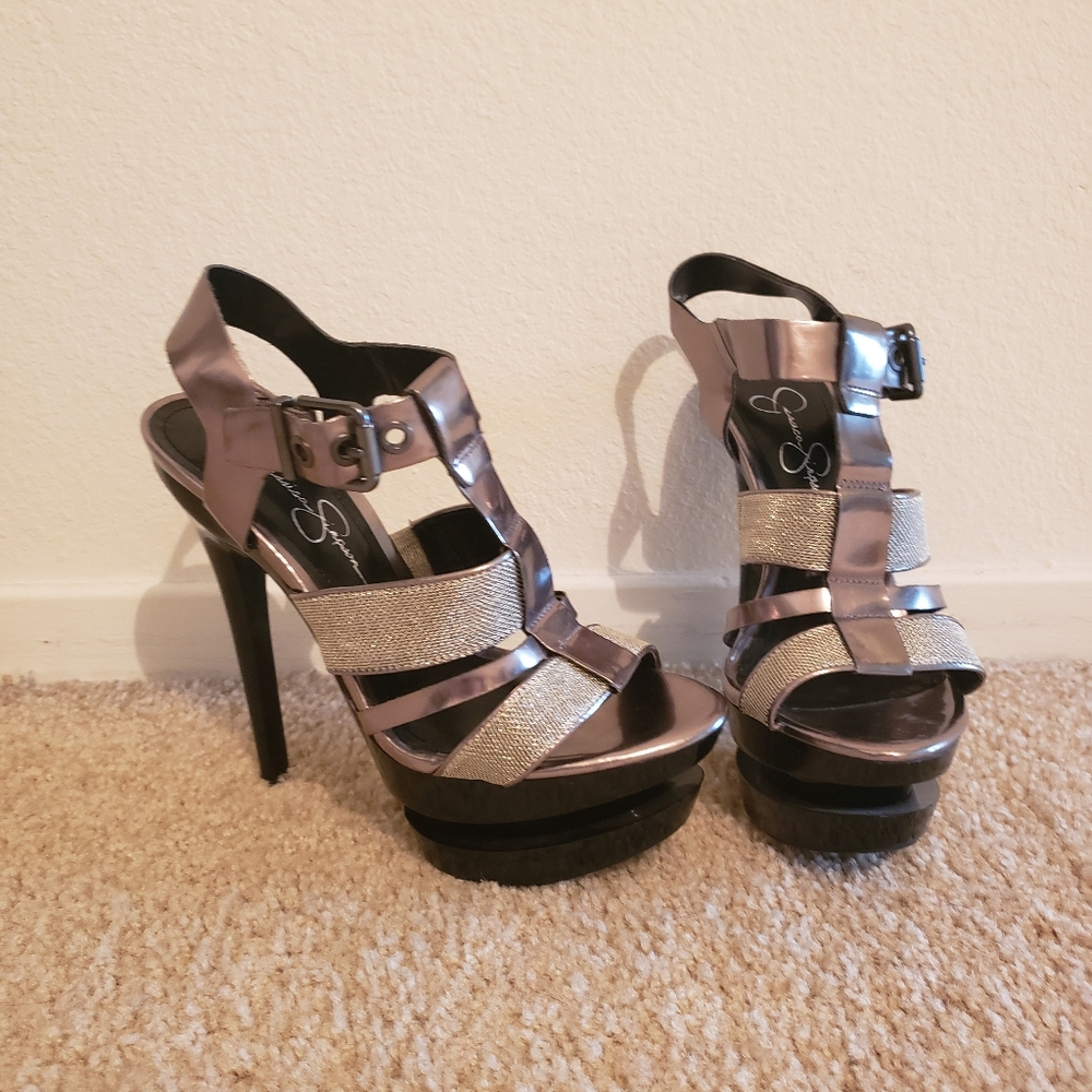 Jessica Simpson Strappy Platform Heels